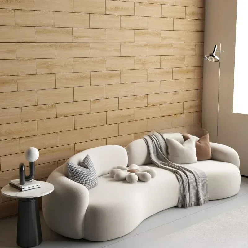 8/16/32pcs Self-Adhesive Wood-like Flooring Planks Tiles Peel and Stick Wall Sticker for Bedroom Kitchen Living Room Home Decor