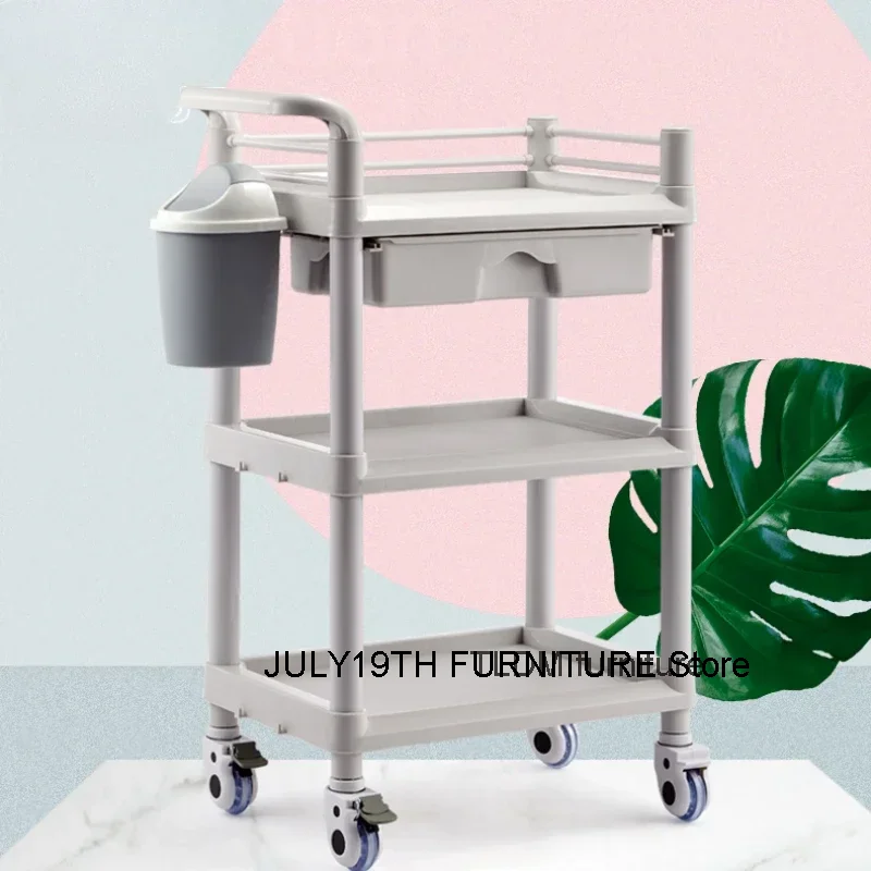 Tattoo Cosmetic Salon Trolley Medical Organizer Manicure Tool Salon Trolley Service Makeup Carrello Attrezzi Salon Furniture HD