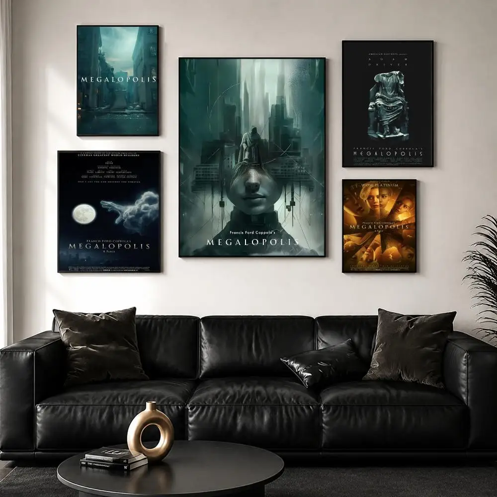 Classic Film M-Megalopolis Francis Coppola Poster Perfect Sticker Self Adhesive for Office Home Theater Wall Art Decor Gift