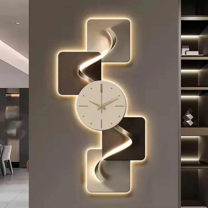 Engraved LED Wall Clock - Silent Clock with Environmentally Friendly LED Lights