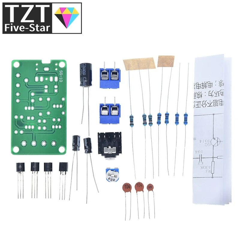 White Noise Signal Generator DIY Kit Electronic Kit 2-Channel Output for Burn-in Test Therapy on Insomnia Noise Generator