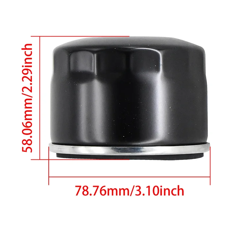 

49065-7007 2Pcs Oil Filter Compatible With Kawasaki FB460V FC420V FC540V FD501D FD590V FR651V FR691V FR730V FX481V FX541V FX600V