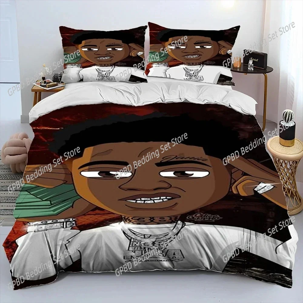 Hip Hop Art Rapper Legend Star Bedding Set Bedroom Soft Modern Bedspreads Comefortable Duvet Cover Quilt Cover And Pillowcase