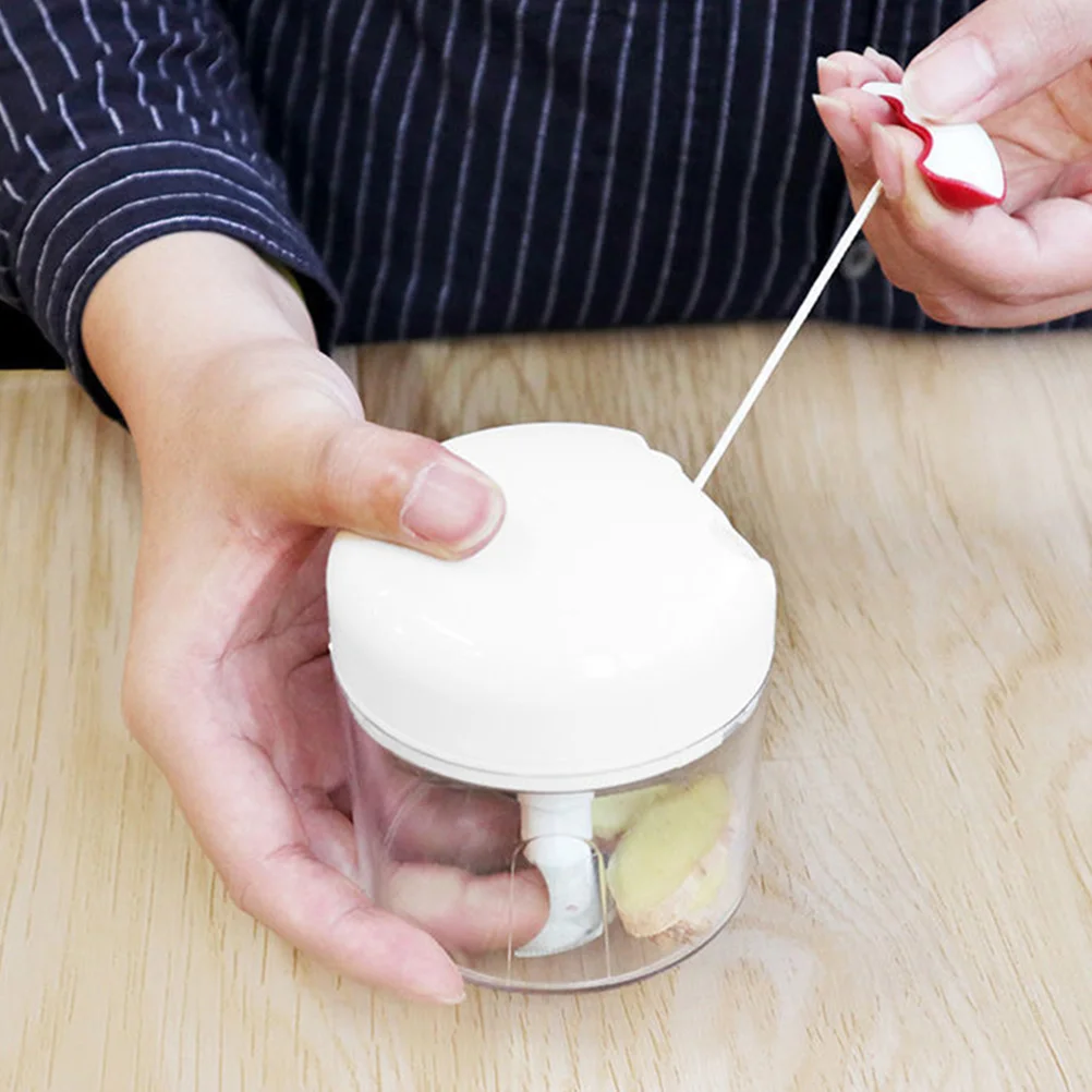 

Manual Garlic Chopper Premium PP Stainless Steel Portable Kitchen Food Mincer Practical Crush Ginger Vegetables Meat