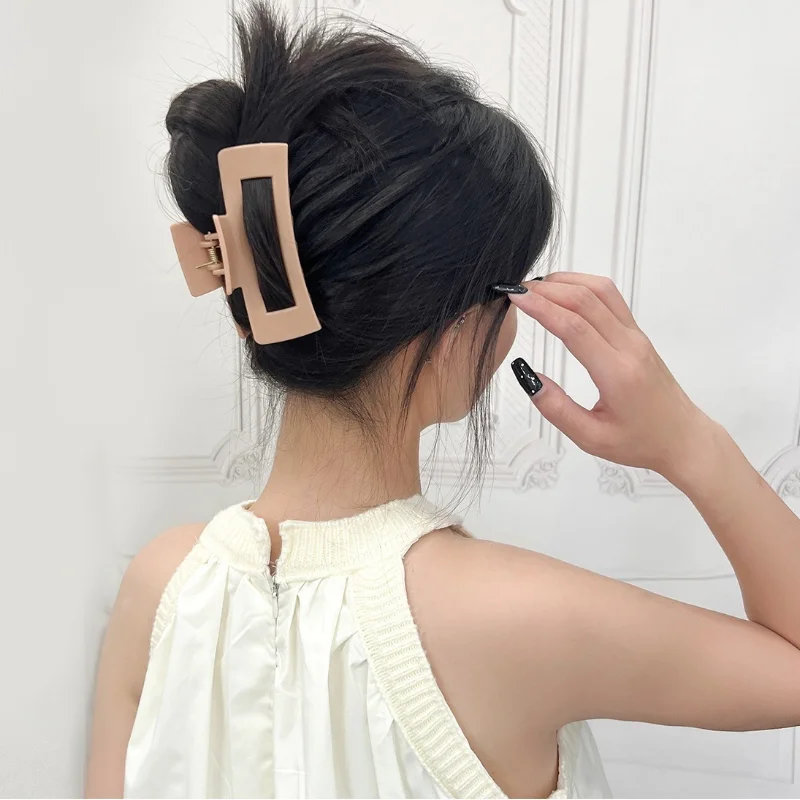 

Soft Hair Grab Girls Clips Silicone Hairclips Simple Fashion Versatile Items Hair-Grab Decorations Hair Accessories Safe Design