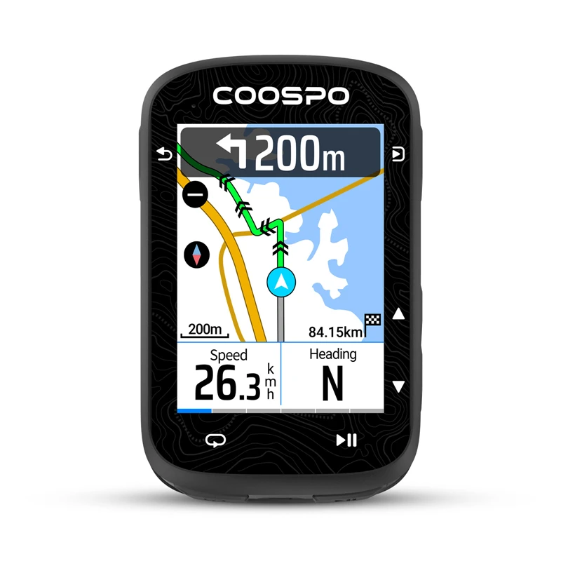 AliExpress COOSPO CS600 Colorful Map Touch-screen Bike Computer GPS Navigation Wireless Cycling Computer Indoor Training Odometer