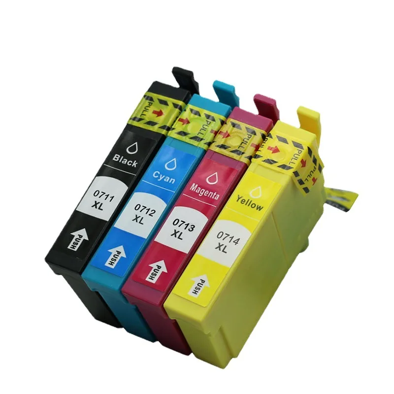 Ink Cartridge for Epson T0711 T0712 T0713 T0714 Printer Cartridges Stylus SX215 SX218 SX400 SX405 SX405 SX410 SX415 SX510W