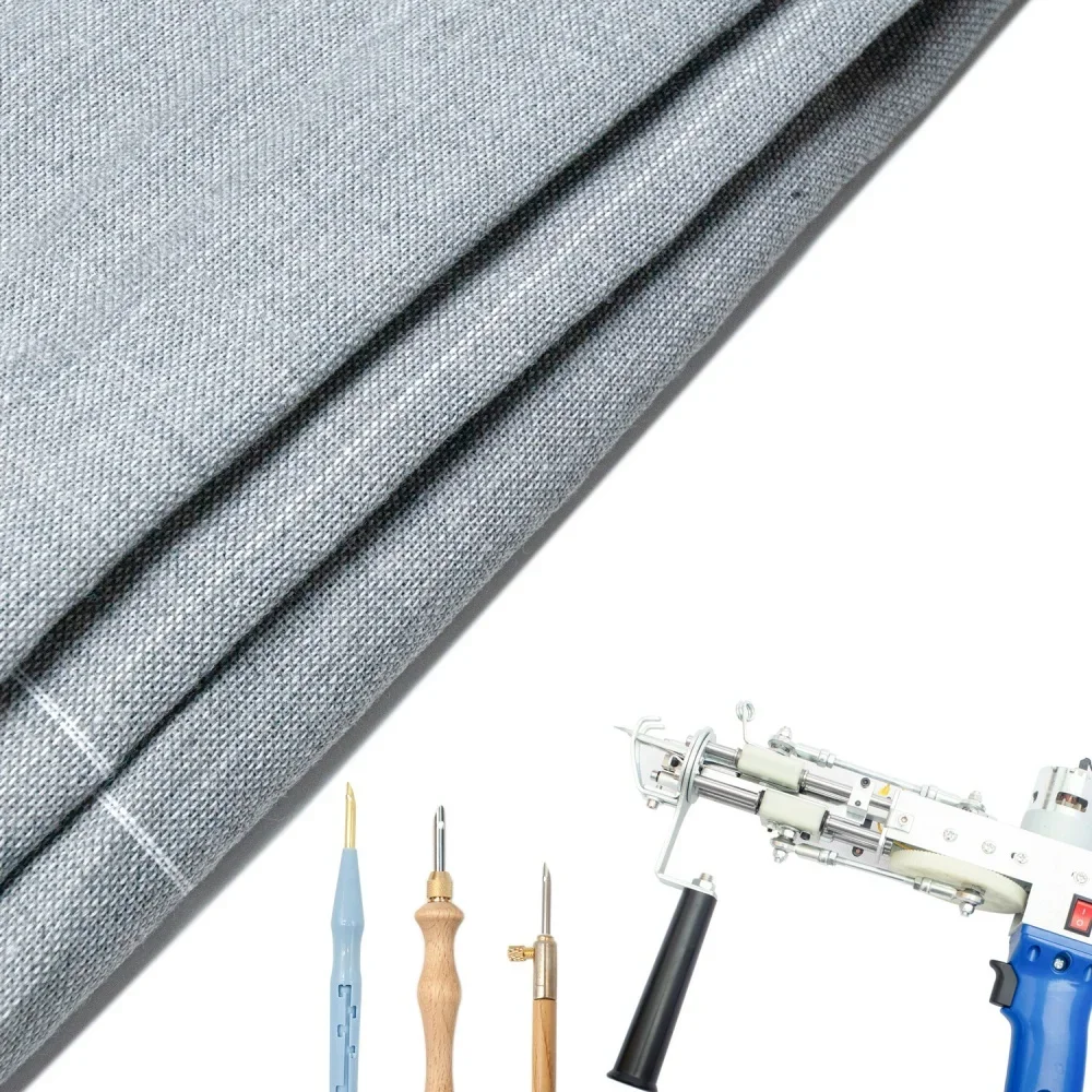 German grey cloth Primary Tufting Cloth Backing Fabric For Carpet Weaving Knitting Material Rug Tufting Gun Embroidery Fabric