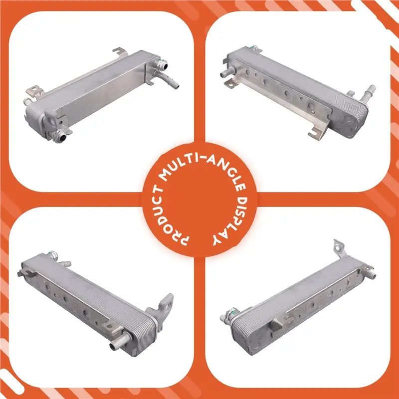 JL1Z-7A095-B JL3Z-7869-A لفورد إكسبيديشن لينكولن نافيجيتور 2018-2023 مبرد زيت المحرك JL1Z7869A مشعاع فلتر الزيت-AD39 #6