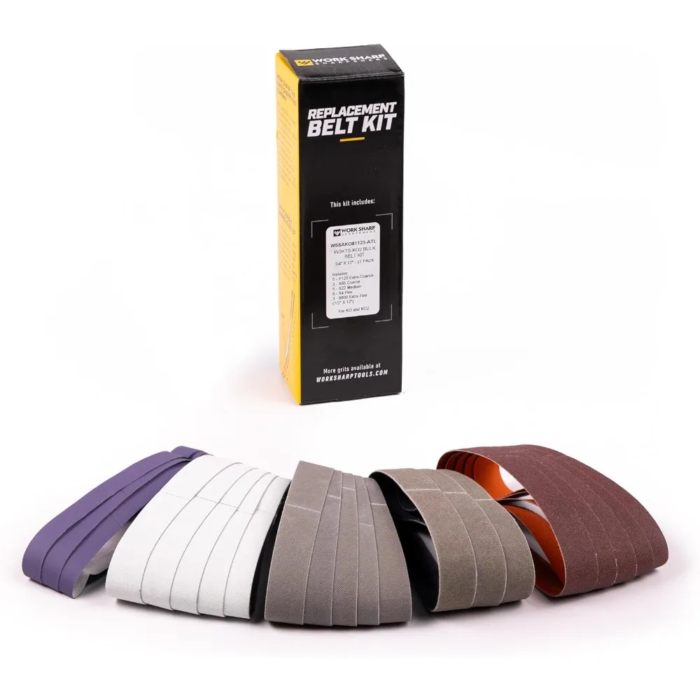 

Комплект сменных абразивных лент, 21, оптовая упаковка различных зернистостей для точилки