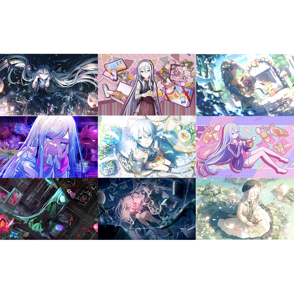 ISEKAI-Autocollants de cartes animés, Vol.2, Wonderland × Showtime, Nightcord, Vivid, BAD Scalls, AD MORE, JUMP, stabiliser, Need Project Sekai, PJSK 2