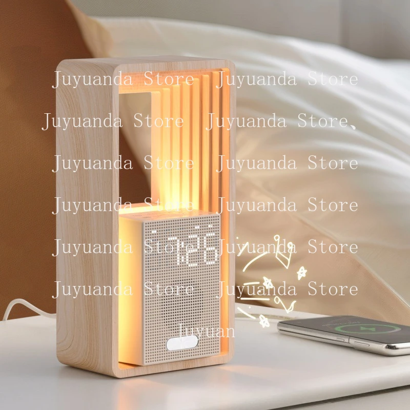 Simulated Sunrise Wake-up Alarm Clock White Noise Sleep Audio Night Light High Value Bedside Small Table Lamp