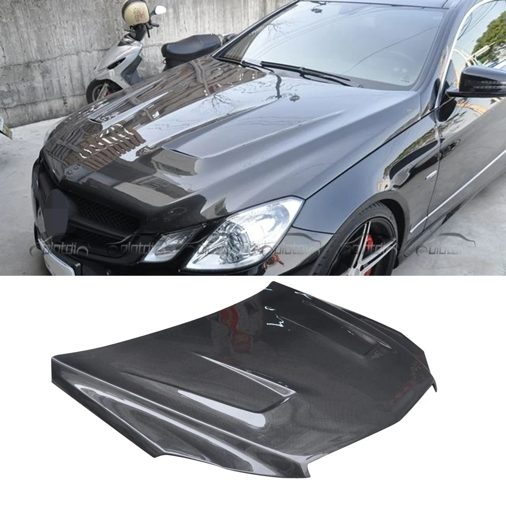 Auto Parts Carbon Air Vent Engine Hood Cover Bonnet for Mercedes Benz E Class W207 E300 E350 E63 Coupe