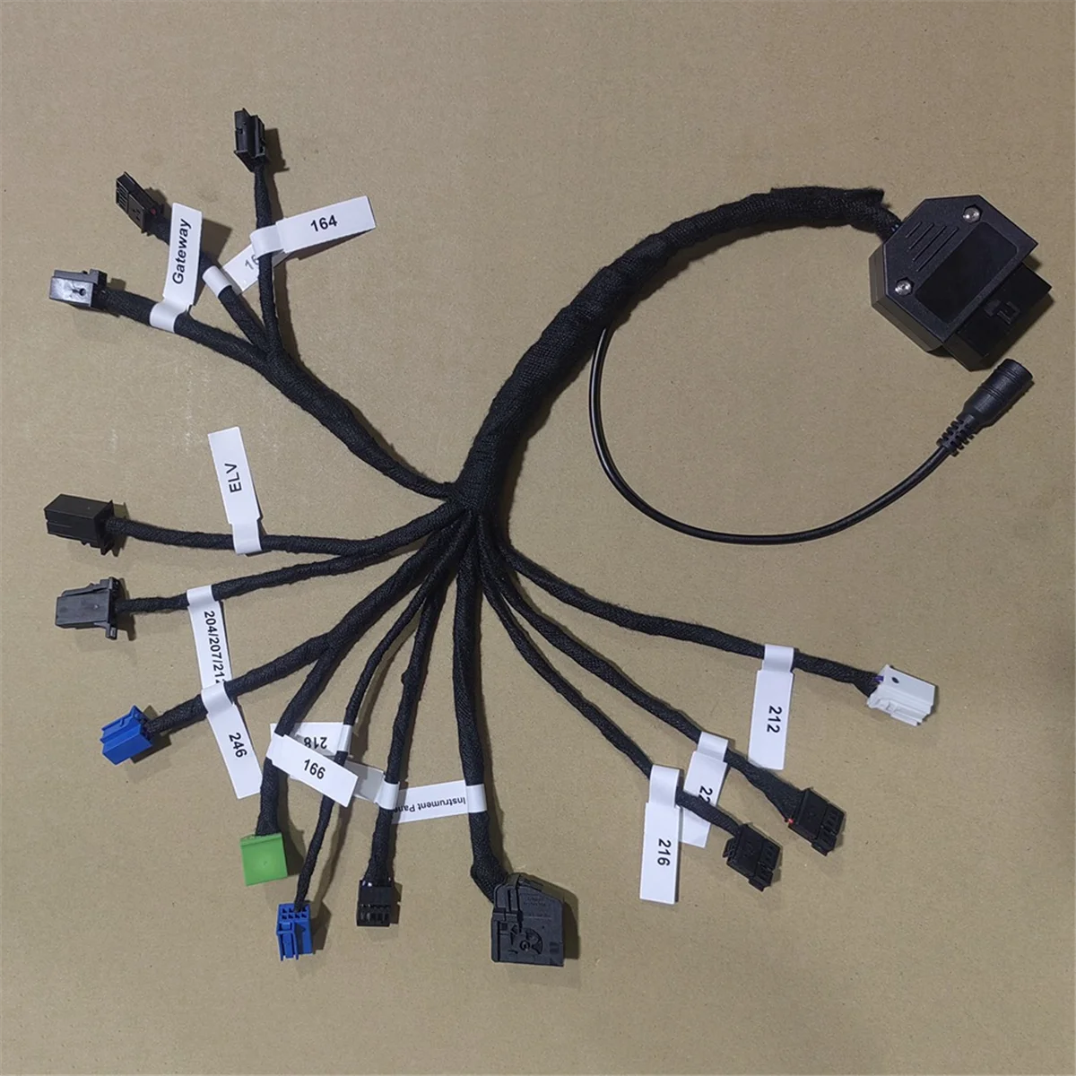 15-in-1 EIS ELV EZS Cluster Platform Test Cable for Benz W164 W212 W221 W246 W218 W204 VVDI CGDI ACDP IM508 MB Tool