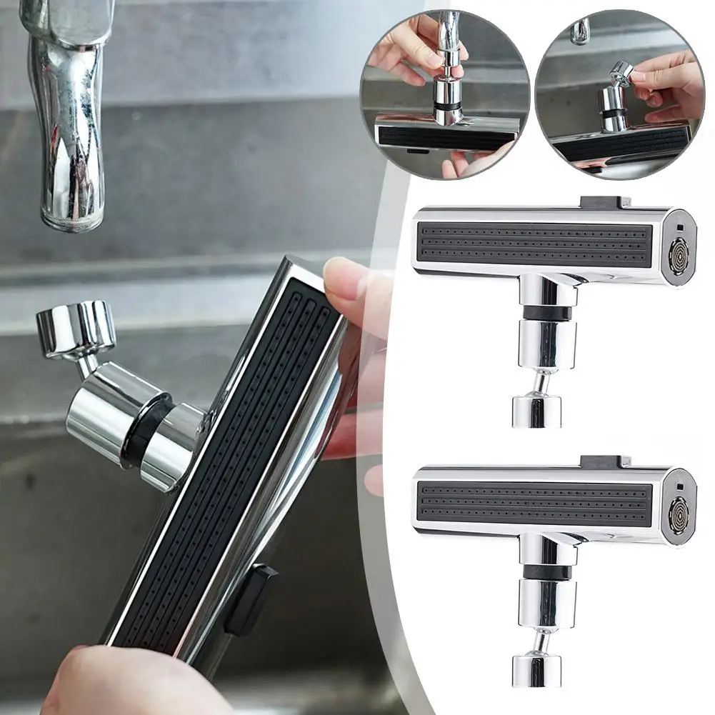 Waterfall Kitchen Faucet Waterfall Kitchen Faucet 3-Function Kitchen Sink Spray Nozzle Kitchen Tap High Pressure Kitchen Tap