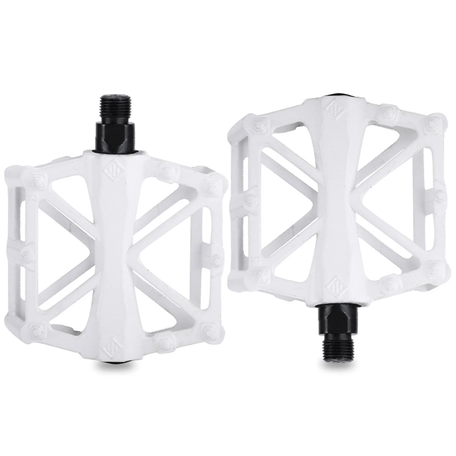 1 زوج دواسات الدراجة الطريق دواسات الدراجة الجبلية مزدوجة الكرة الأسطوانة القدم دواسة دراجة منصة الدواسات للدراجات الطريق والترفيهية