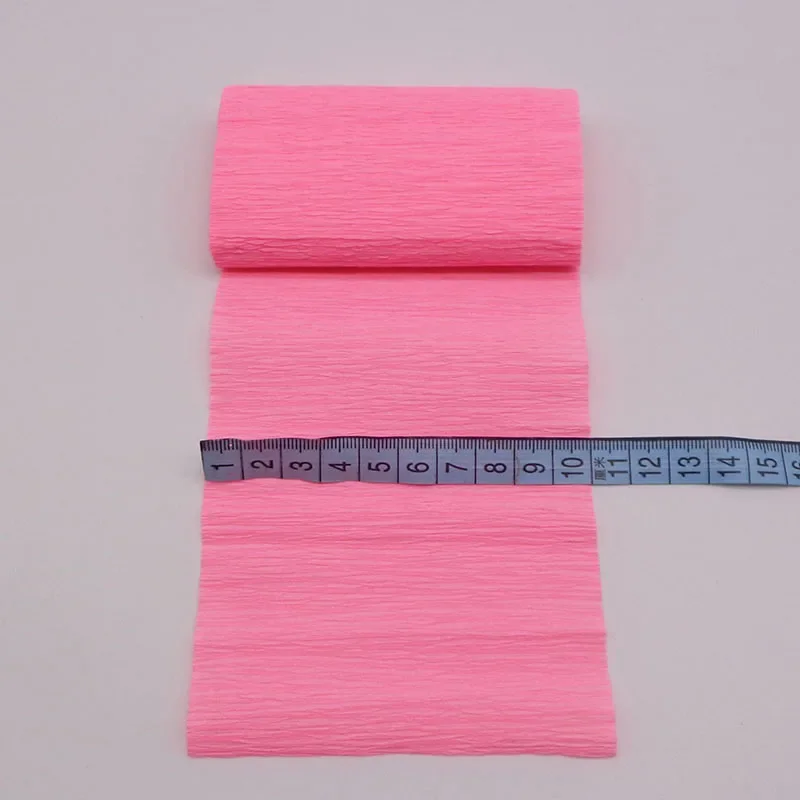 250*10cm Crinkled Crepe Paper Craft DIY Flower Wrapping Fold Paper Scrapbooking Origami Gifts Party Decoration Packing Material