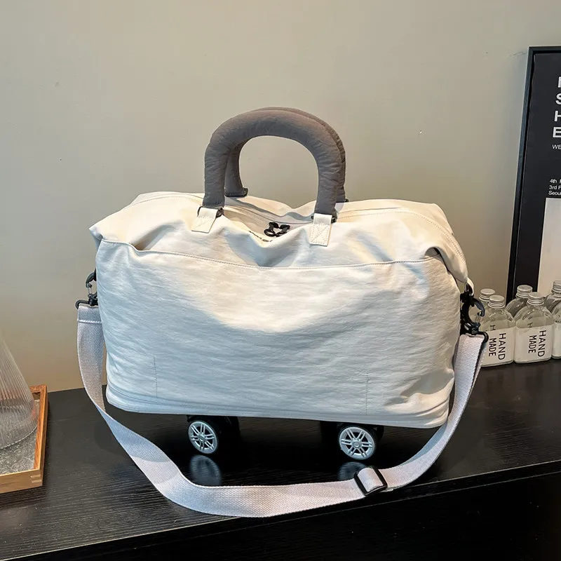 detachable-universal-wheel-travel-bag-large-capacity-fashionable-handheld-luggage-bag-lightweight-travel-storage-bag