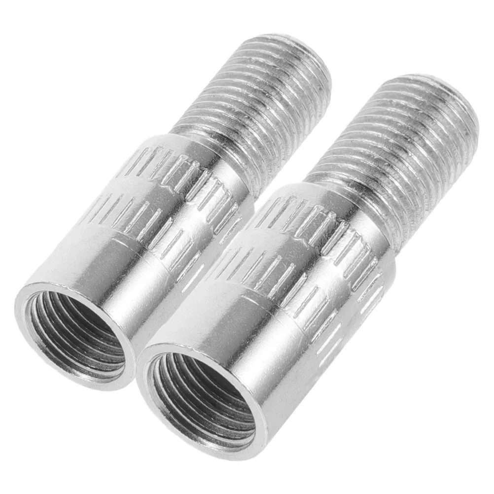 

2Pcs Tire Valve Stem Extenders Chrome Plated Copper Easy Inflate Air Valve Extension for Car Truck Motorcycle Bicycle
