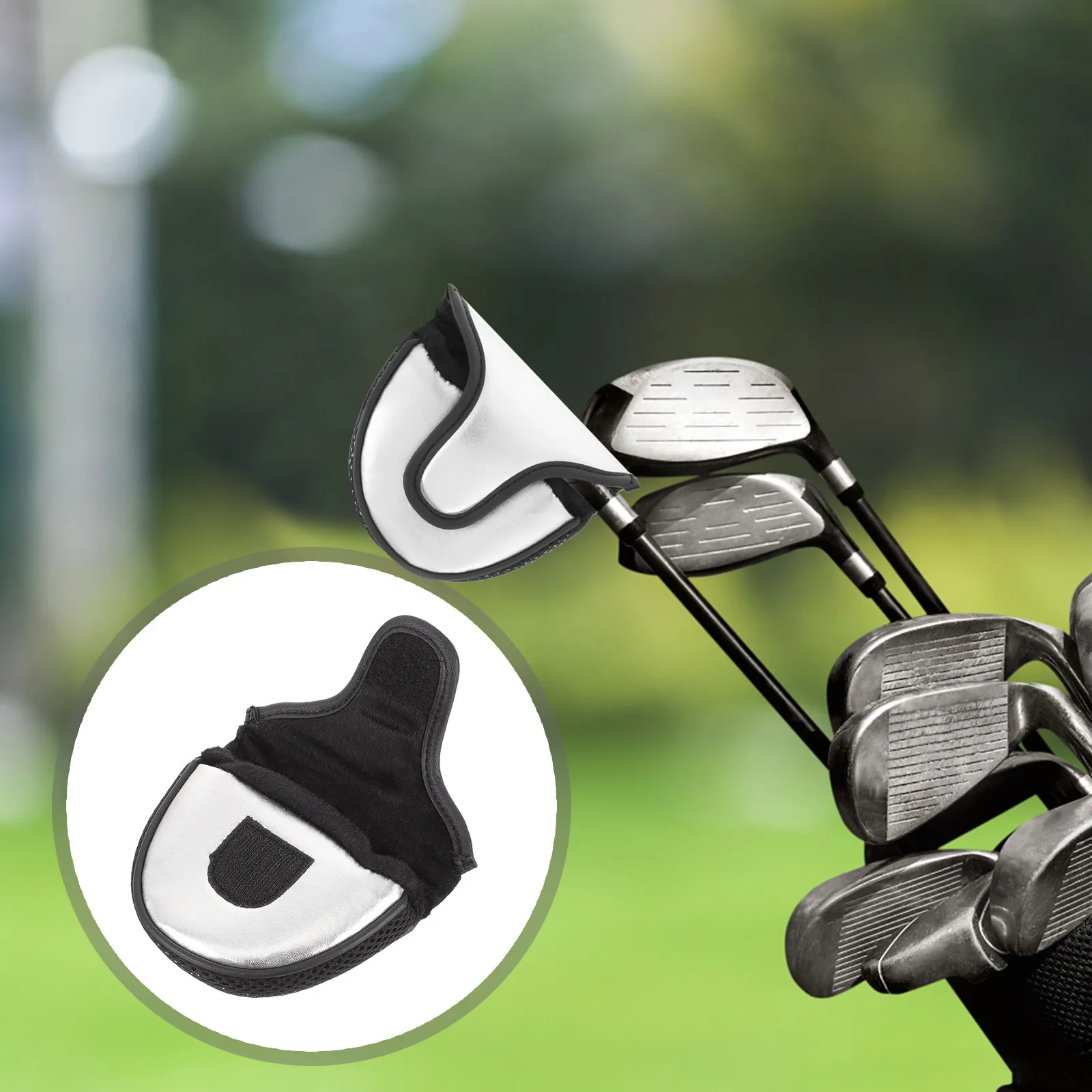 

Golfs Putter Cover Decorative Protective Club Cover Elastic Good Ductility Golfing Accessory Golfs Rod Head Protector