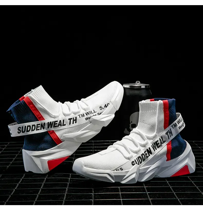 Men's Shoes Burst 2024 New Fashion Flying Fabric Sports Men's Super Fashion Shoes  Tenis Masculino