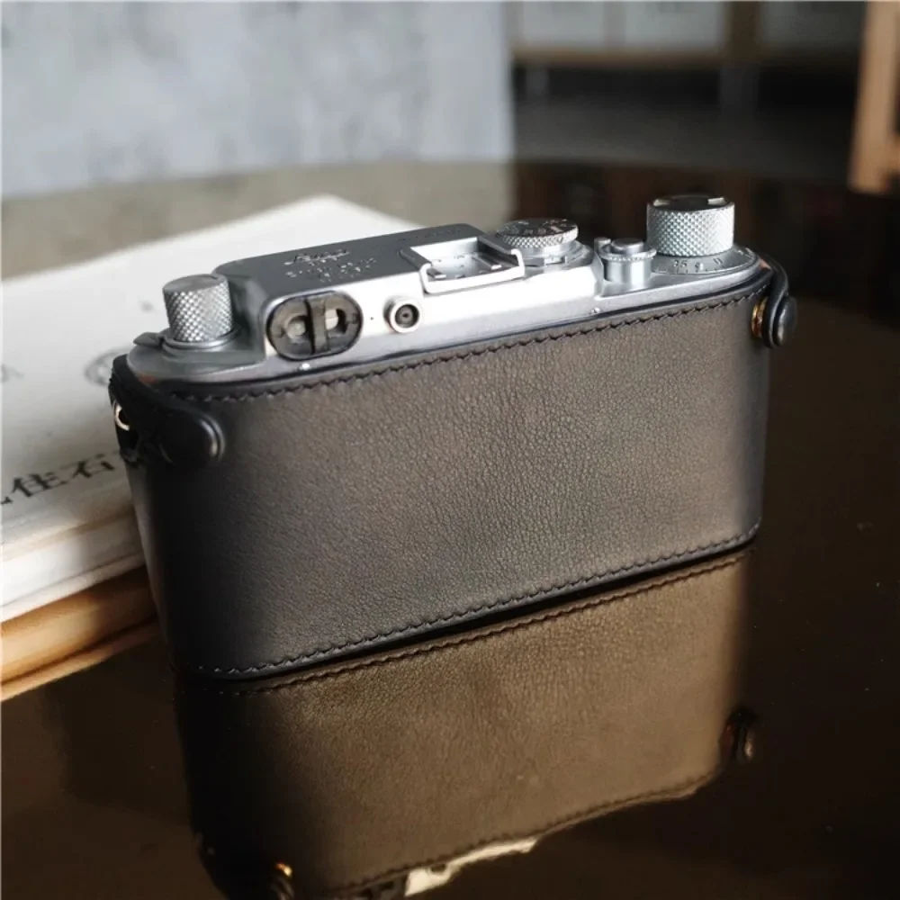 Vintage Style Camera Bag Genuine Leather Case Bag Protective Case Suitable For Leica iF iiiF 3F iC iiiC 3C Accessories