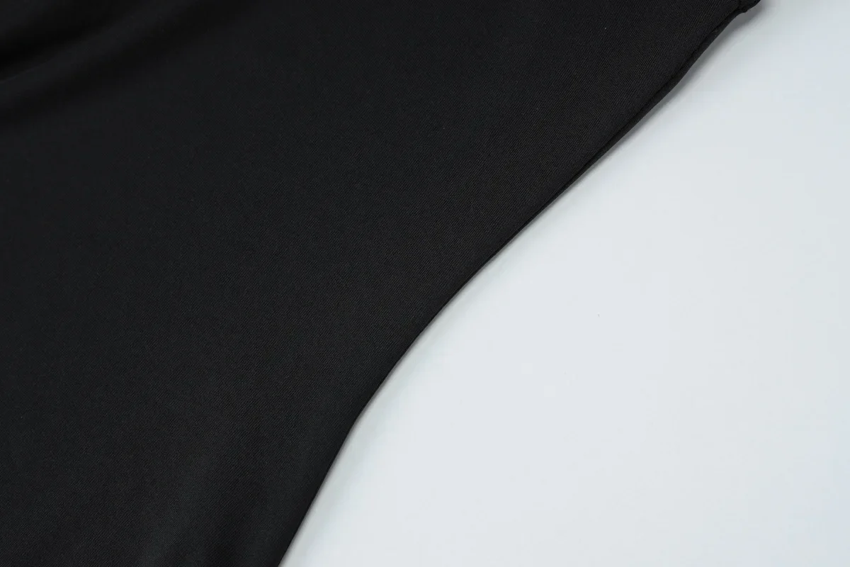 ツイストリボンシャーリングボディコンミニドレス女性ソリッド非対称ネックノースリーブシースパーティークラブウェア Y2K ストリート Vestidos