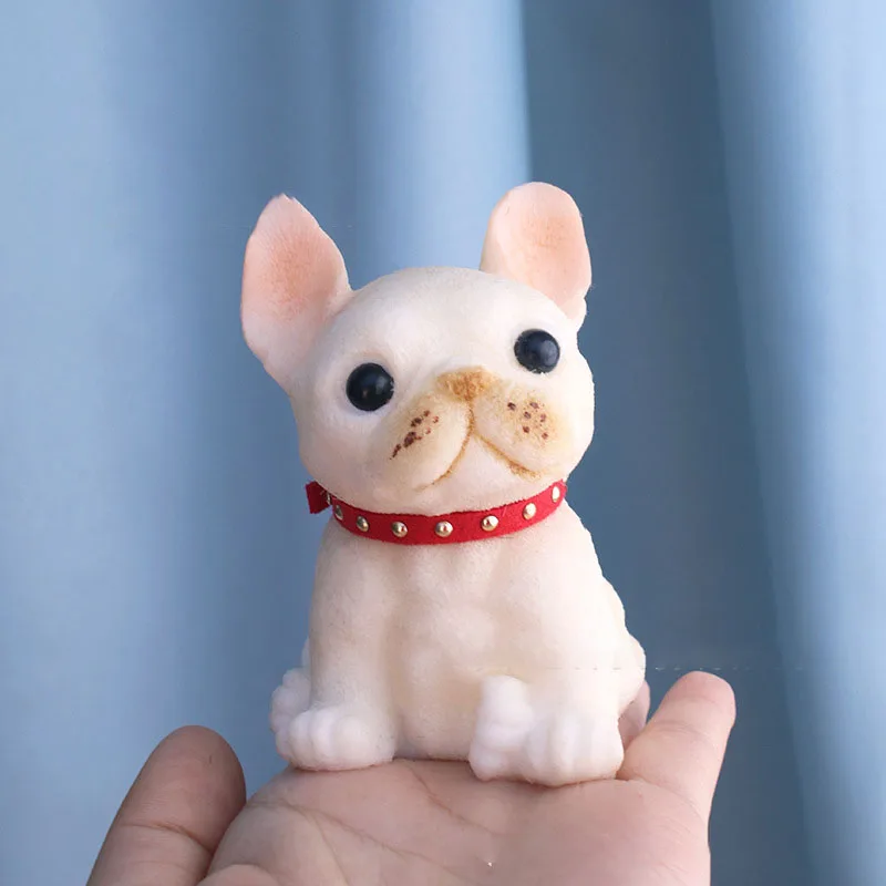 Kawaii ตลก Taba Squishy Puppy Schnauzer สัตว์เลี้ยงสุนัขฝรั่งเศสตุ๊กตาสุนัข Bichon Fidget ของเล่นเด็กของขวัญวันเกิดเครื่องประดับความเครียดบรรเทา