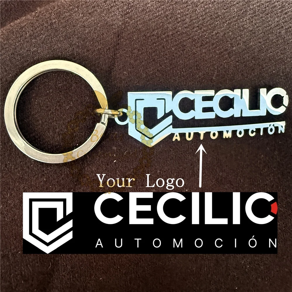 

Custom Logo Made Keychain Wallet Charm/Key Ring Supporting One-Click Personal/Group Image Customization Retail/Wholesale