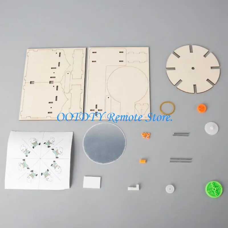 visualizador-animacao-a-manual-modelo-conjunto-artesanato-com-tela-frontal-disco-imagem