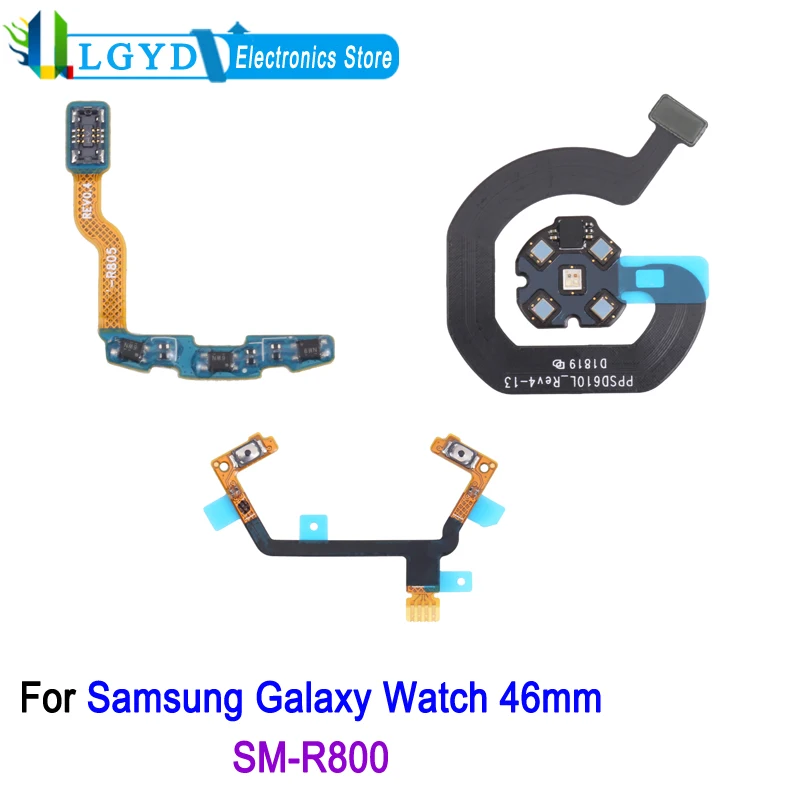 For Samsung Galaxy Watch 46mm SM-R800 Gravity Sensor Flex Cable / Heart Rate Monitor Sensor Flex Cable / Power Button Flex Cable