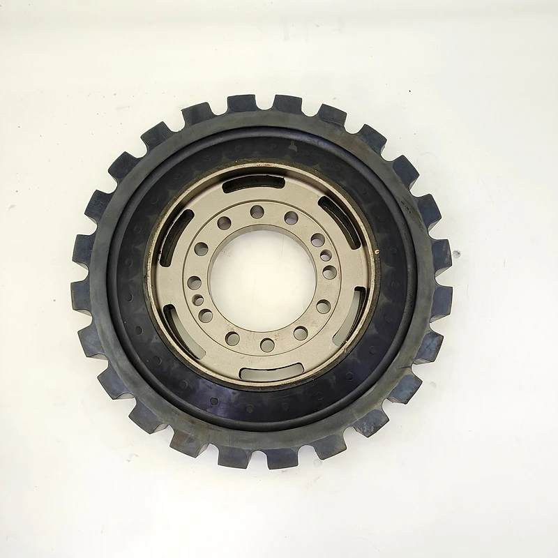 HT5 high elastic coupling 24 teeth rubber outer teeth marine hanging teeth forward gearbox construction machinery gearbox