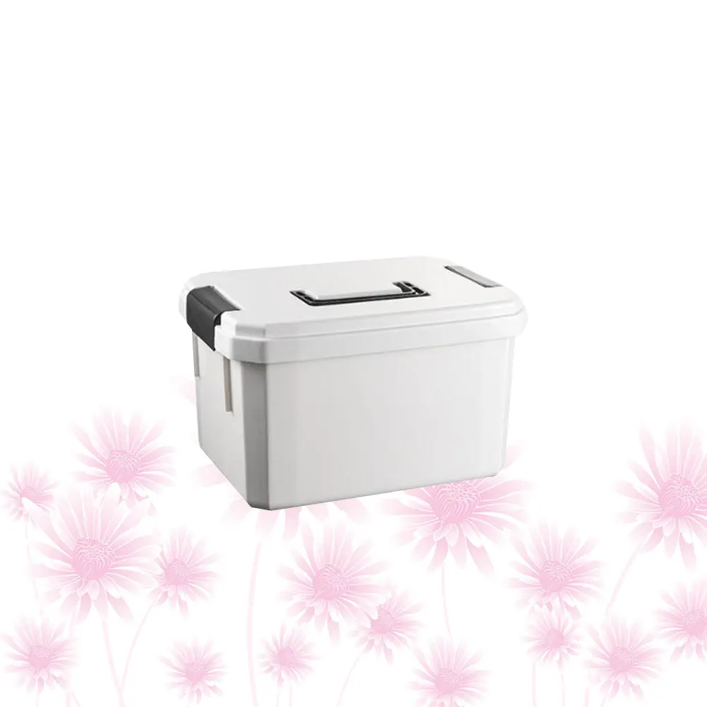

First Aid Kit Multi-layer Case Multi-functional Medicine Chest White for Emergency