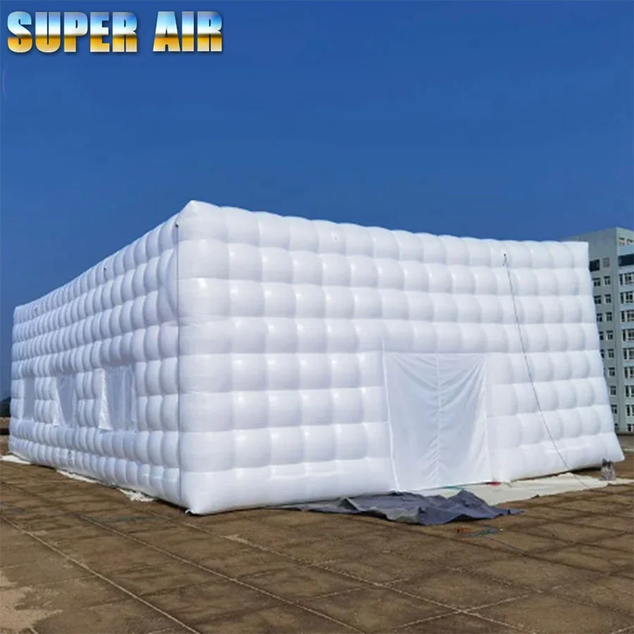 High Material Reusable Custom Outdoor White Box Inflatable Tent for Events & Weddings