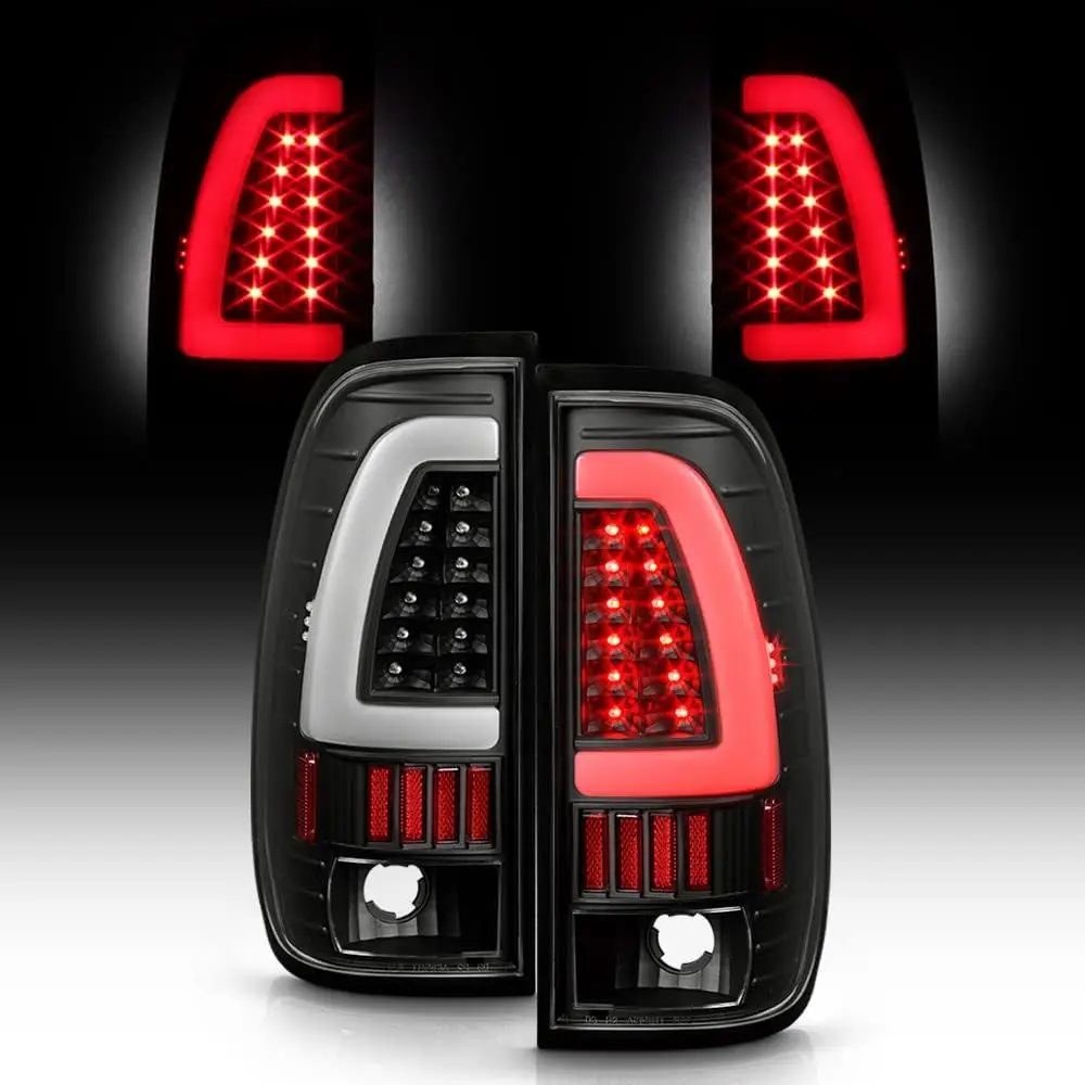 

Для [обновленного дизайна] черных задних фонарей Ford F150 1997-2003 годов с LED-подсветкой и стоп-сигналами