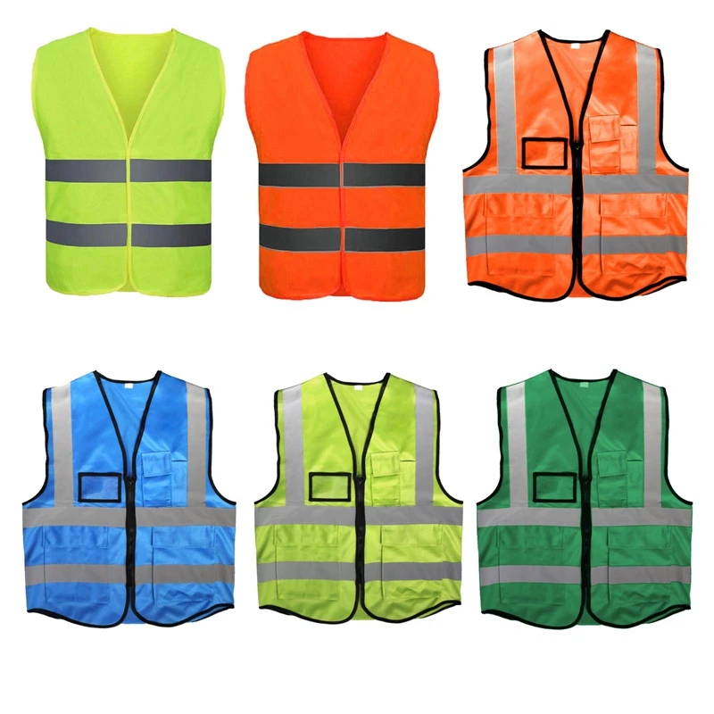 Motorcycle Reflective Striped Clothing Night Visibility Safety Vest Emergency Protective Device Traffic Workwear Cycling Racing