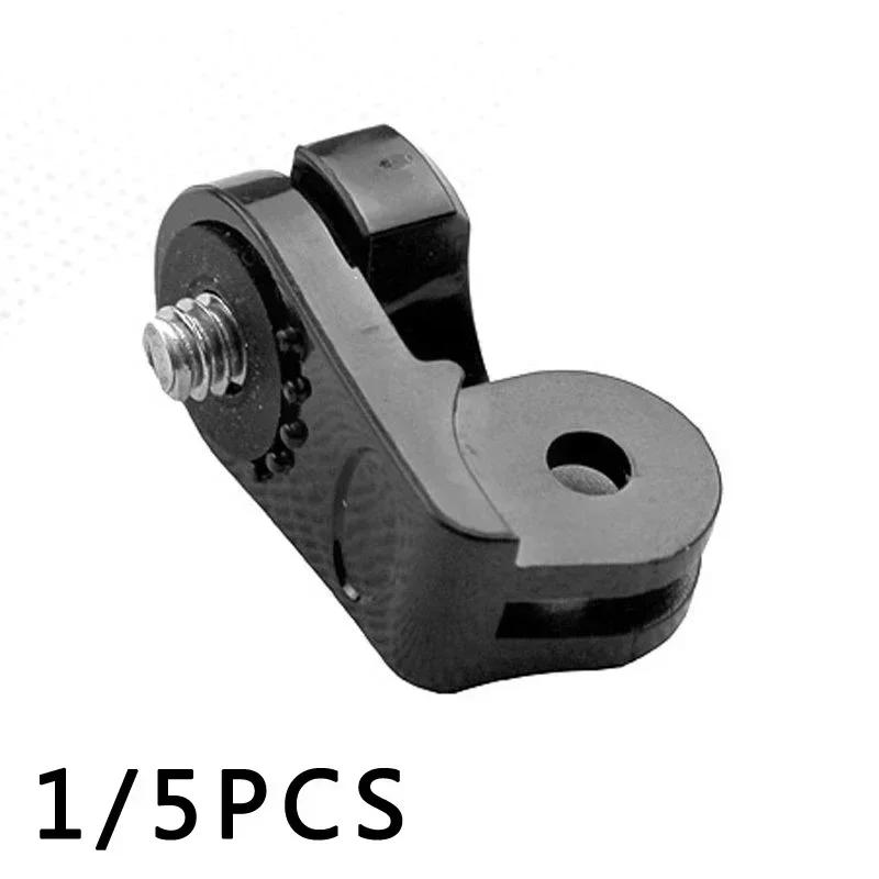 For Mount Adapter Practical Converter Accessories 1/4 Tripod Car Holder Black Universal Durable Access Part