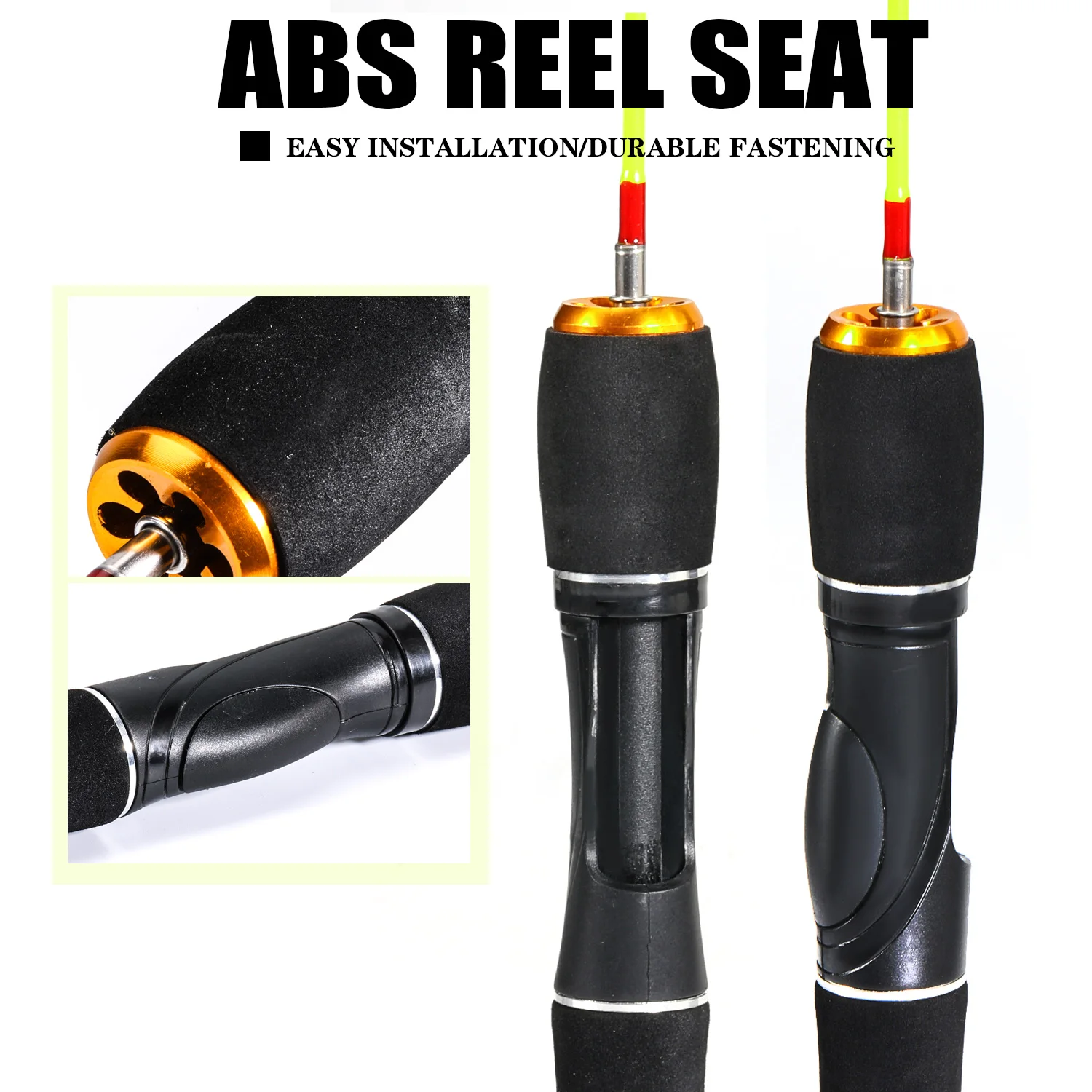 Sougayilang Ultralight Winter Ice Fishing Rod Portable Winter Ice Fishing Rod Spinning Casting Ice Winter Fishing Pole Tackle