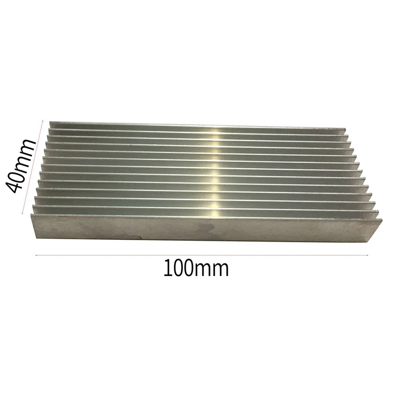 FORW-12 Pcs Aluminium Power Amplifier Heatsink Heat Sink 100X40x11mm