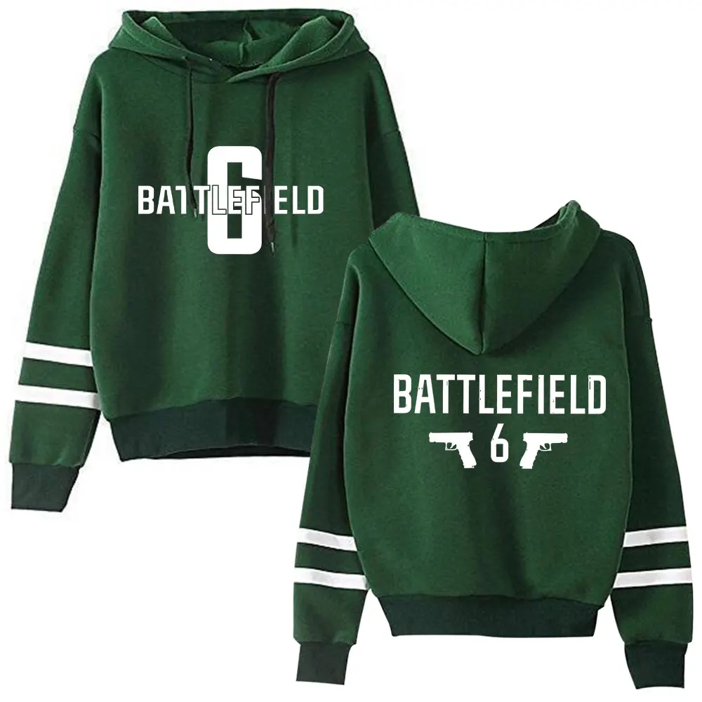 Battlefield 6 Merch Vintage 90s كنزة قطيفة موضة هوديي البلوز الرياضة البلوز الشارع الشهير البلوز