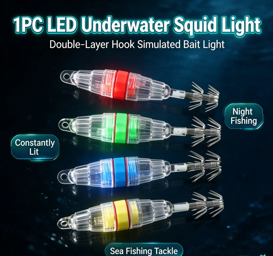 Fishing Equipment For Sale - Hot Sale 1PCS LED Underwater Squid