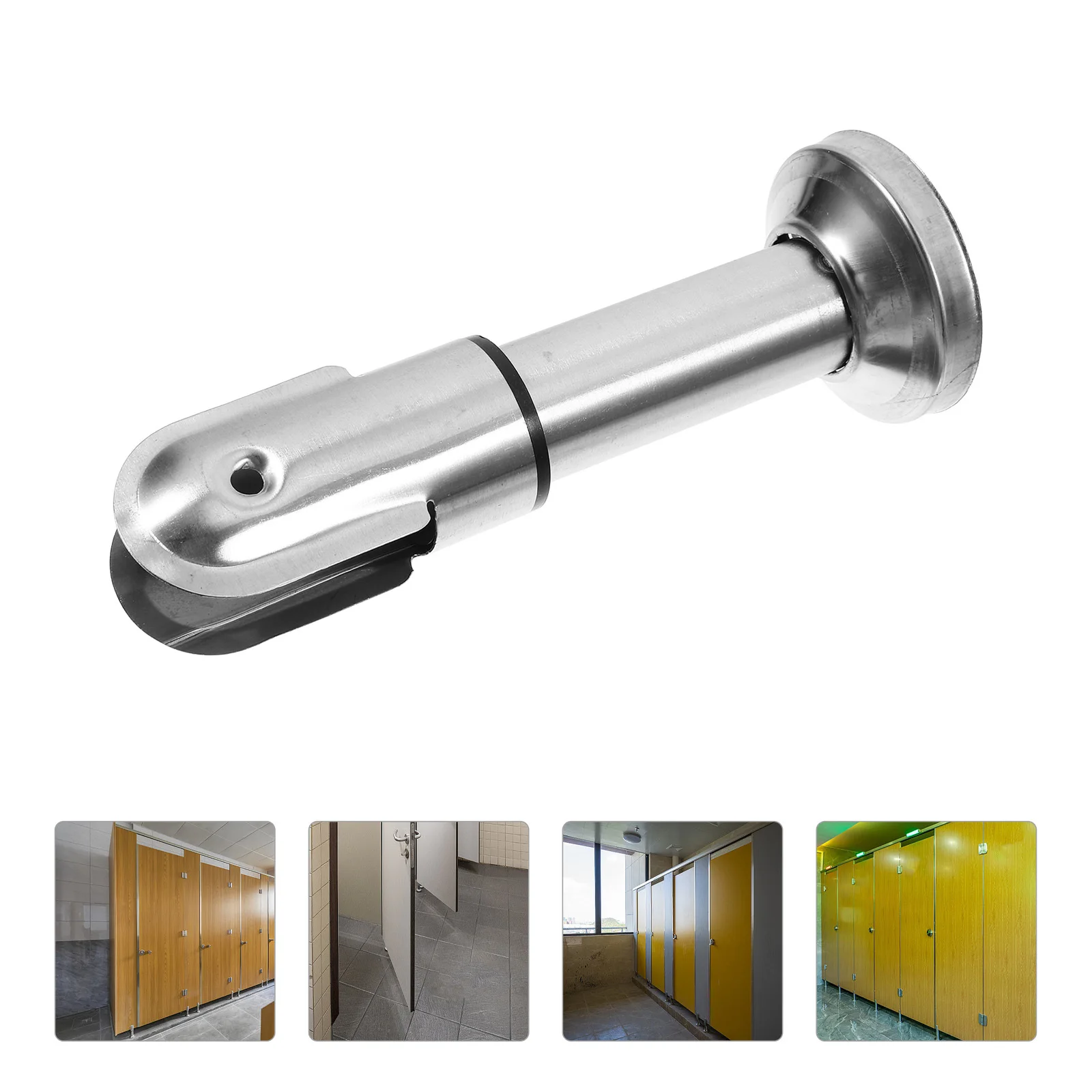 

6Pcs Public Restroom Partition Bracket Robust Toilet Partition Stand Improves Stability and Maintenance Efficiency