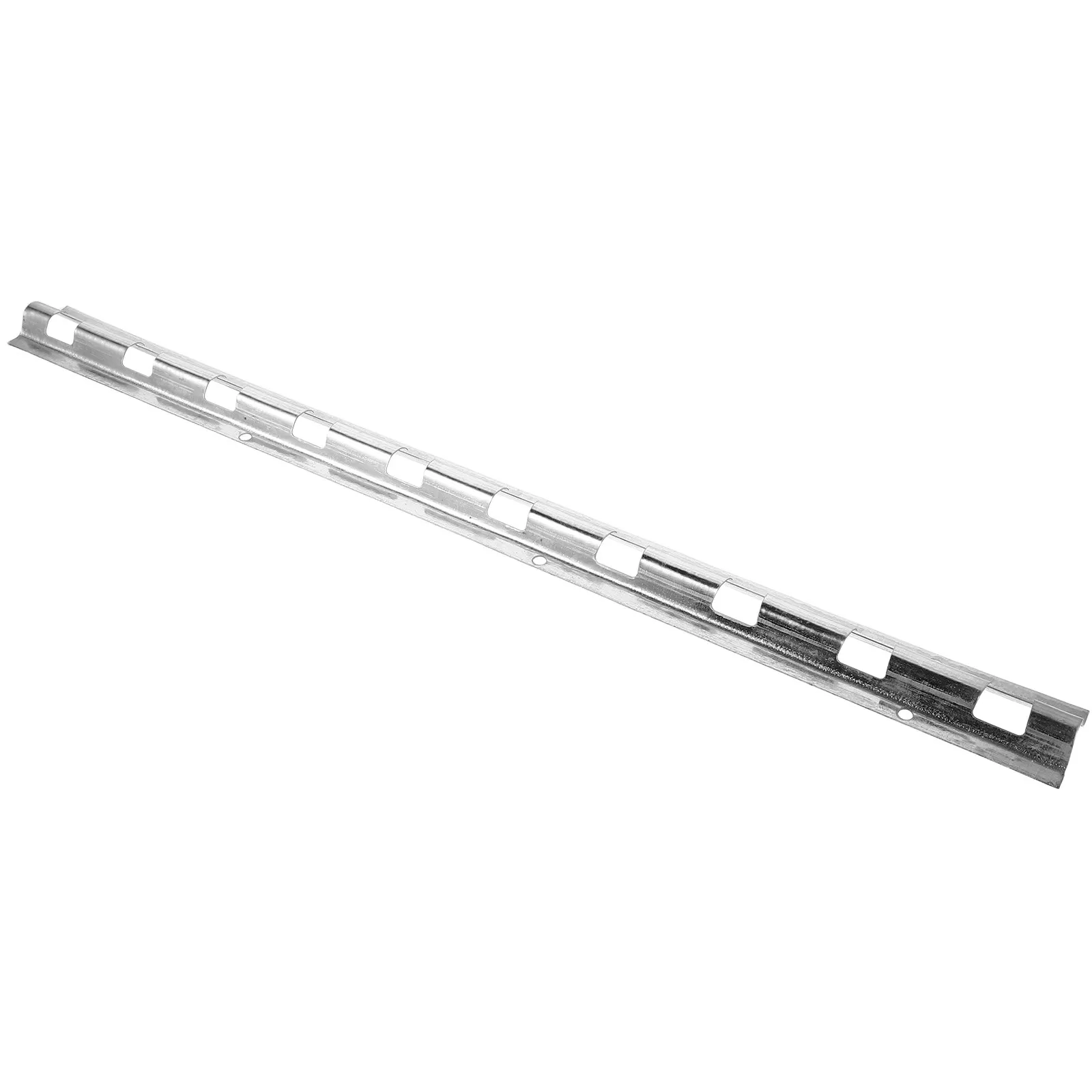Self-Adhesive Keel Frame Door Curtain Hardware Galvanized Iron Strip Curtain Mounting Brackets for Vinyl Strip Curtains