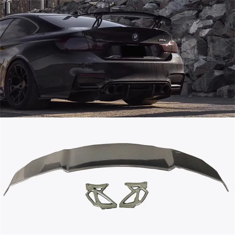 لسيارات BMW M2 M3 M4 M5 طقم سبويلر جناح الذيل من ألياف الكربون الحقيقية