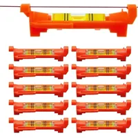5/10pcs Hanging Bubble Line Level Horizontal Bubble Measuring Level Gadget Spirit Level For Building Construction String Level
