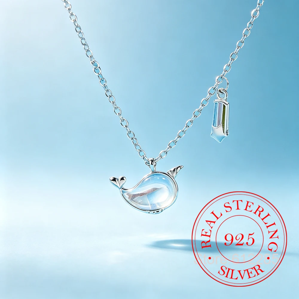 925 Sterling Silver Charm Necklaces & Pendants Choker Statement Necklace For Women Birthday Party Gift Jewelry
