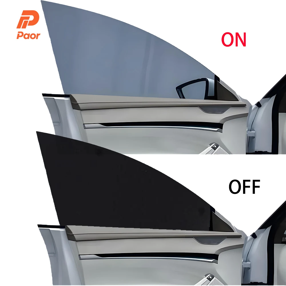 Electrically Switchable Transparent And Opaque Privacy Protection PDLC Film Smart Glass Window Electric For Car