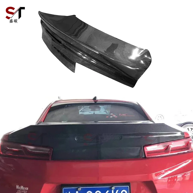

Suitable for 17 + Chevrolet Camaro Carbon Fiber Tail Cover Modified Slug Tail Cover Integrated Trunk Cover