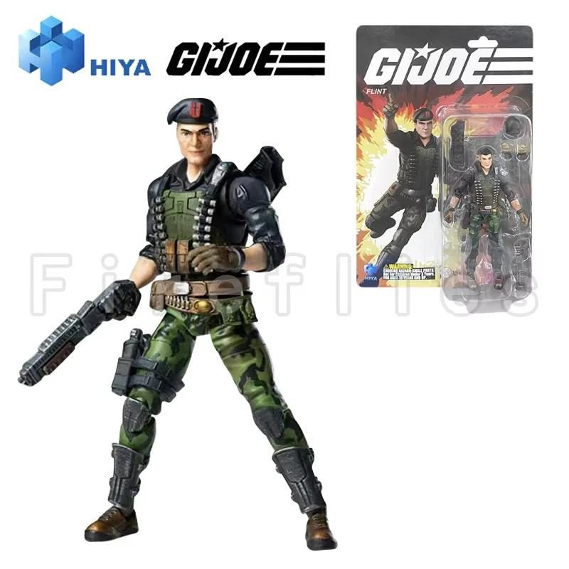 1/18 HIYA 3,75 zoll Action Figure Exquisite Mini Serie G.I.JOE Firefly Commander Destro Flint Strand Kopf Anime Modell Spielzeug – Detail 2