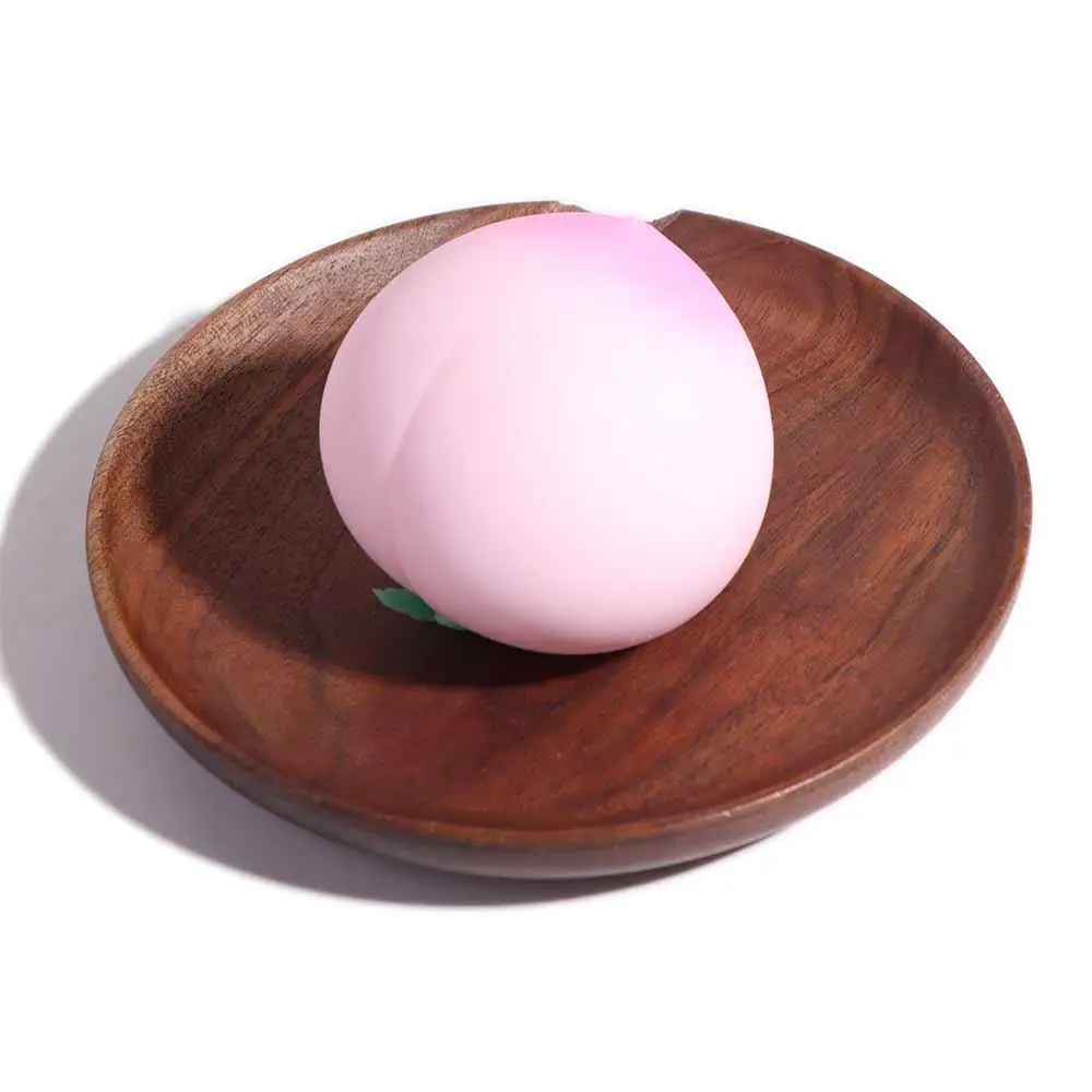 مادة مرنة الخوخ ضغط الكرة انتعاش بطيء مضحك الخوخ قرصة اللعب لمسة مريحة دائم ألعاب الأطفال